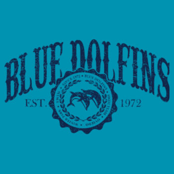 Blue Dolfins - Adult Long Sleeve Dry Fit Tee  Design